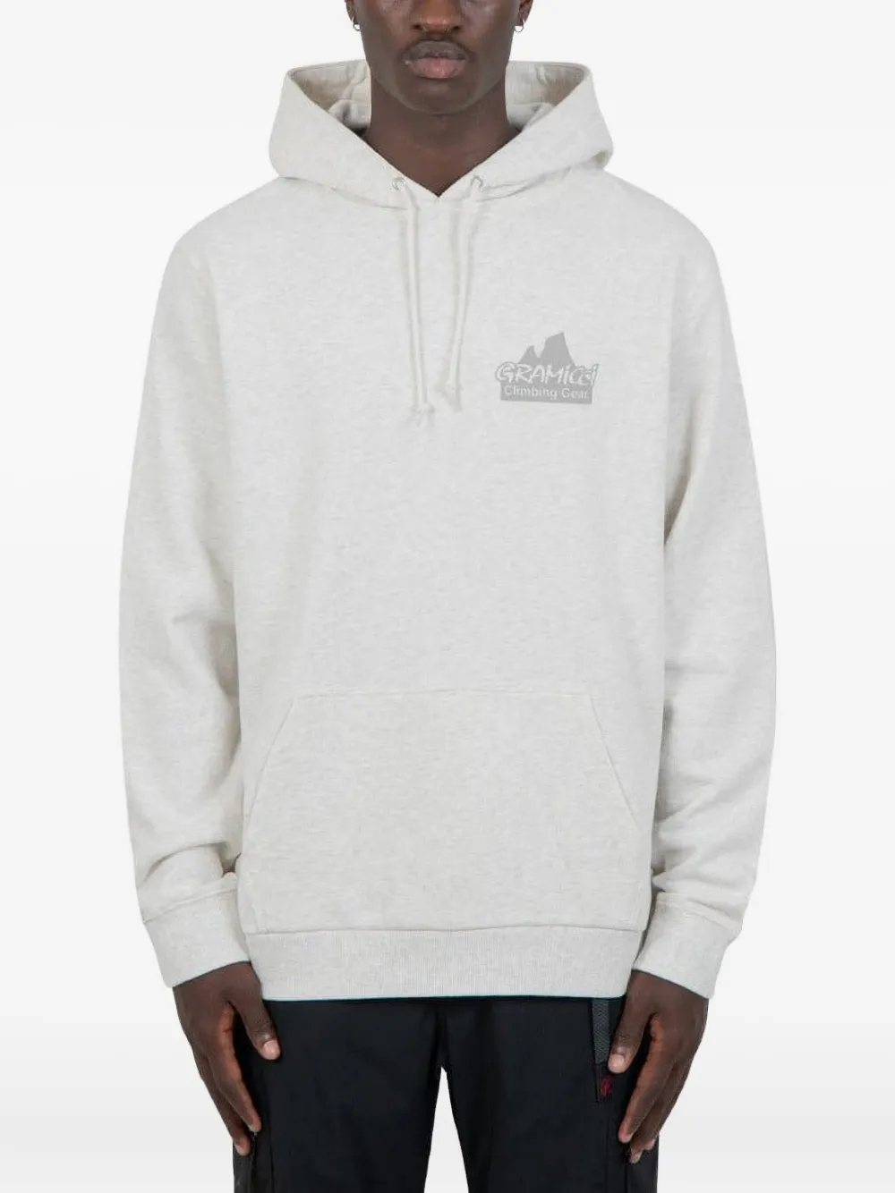 logo-print hoodie