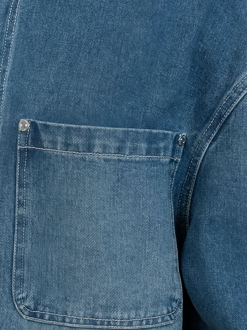 House Of Sunny Jeanshemd Mit Aufgesetzten Taschen In Blue