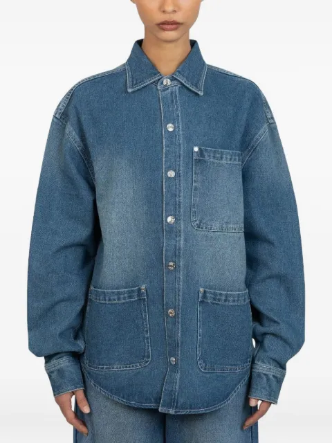 House of Sunny patch-pockets denim shirt