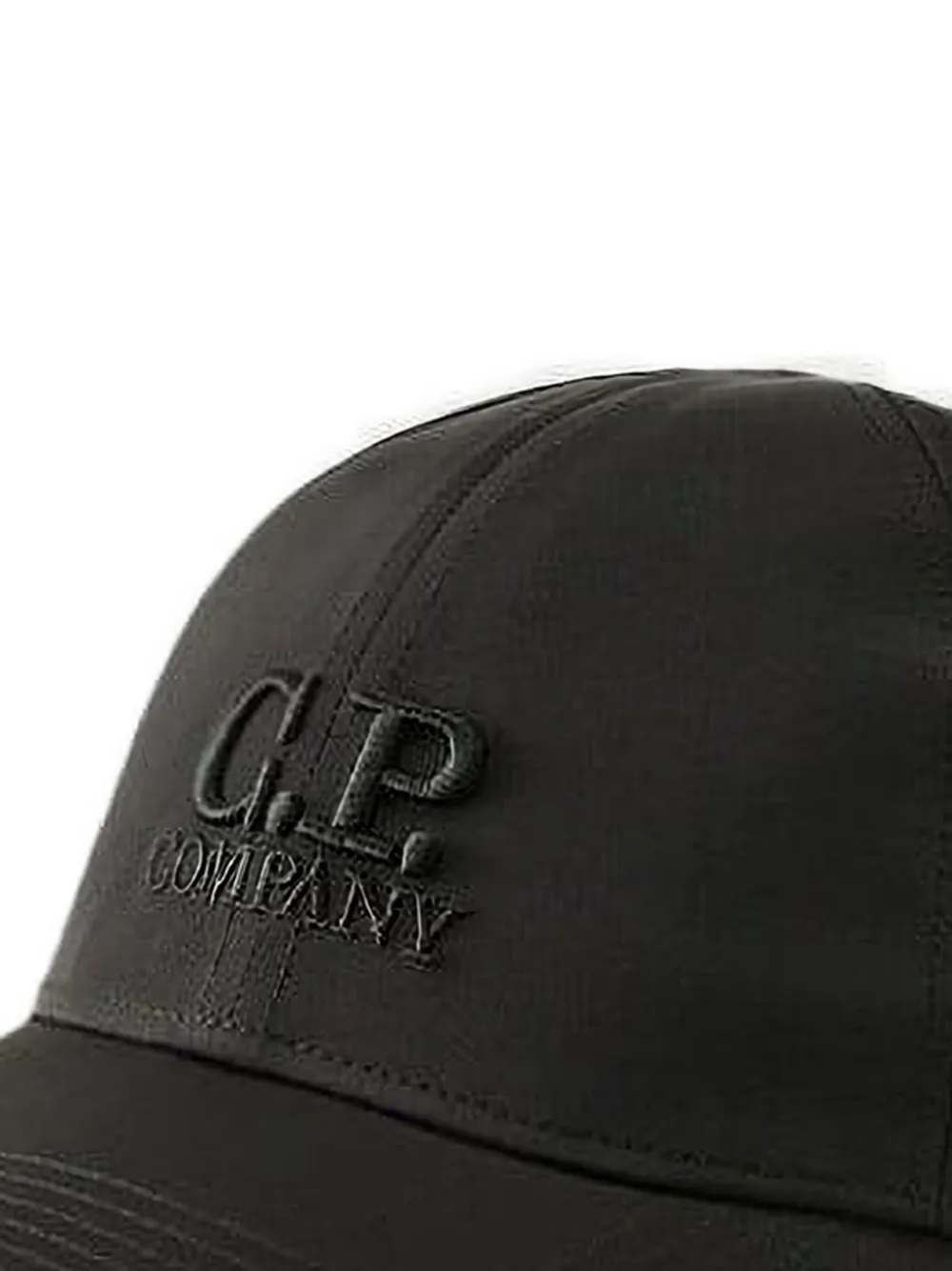 C.P. Company Honkbalpet met geborduurd logo - Zwart