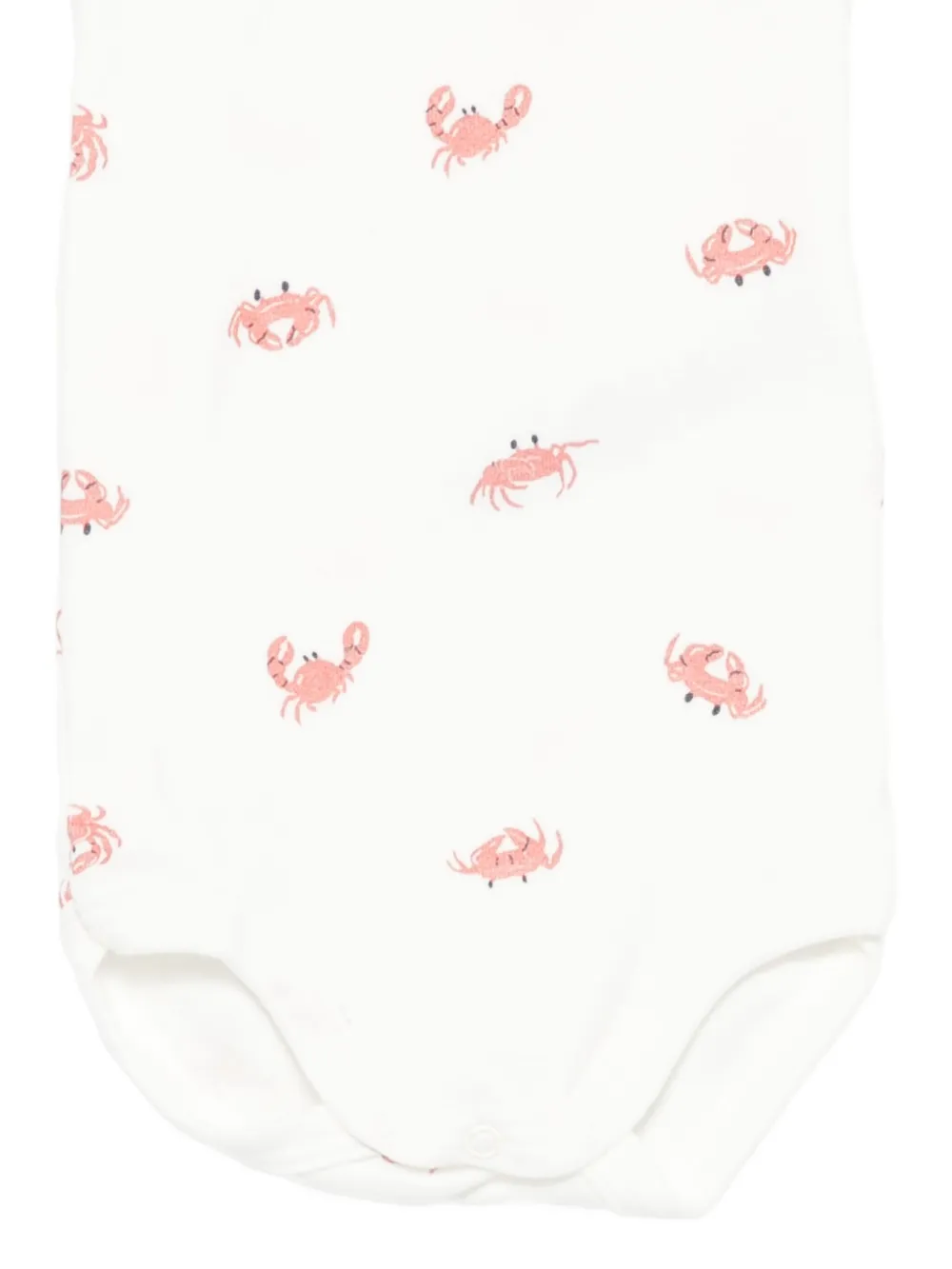 Petit Bateau Drie rompers met print - Wit