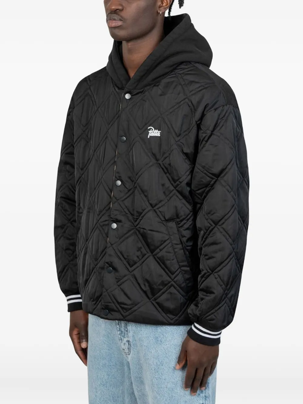 Patta Wendbare Bomberjacke Mit Steppung In Orange