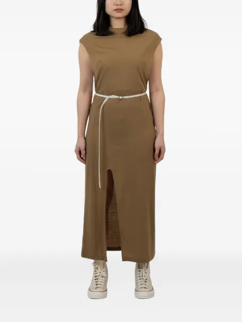 Auralee split-hem sleeveless dress