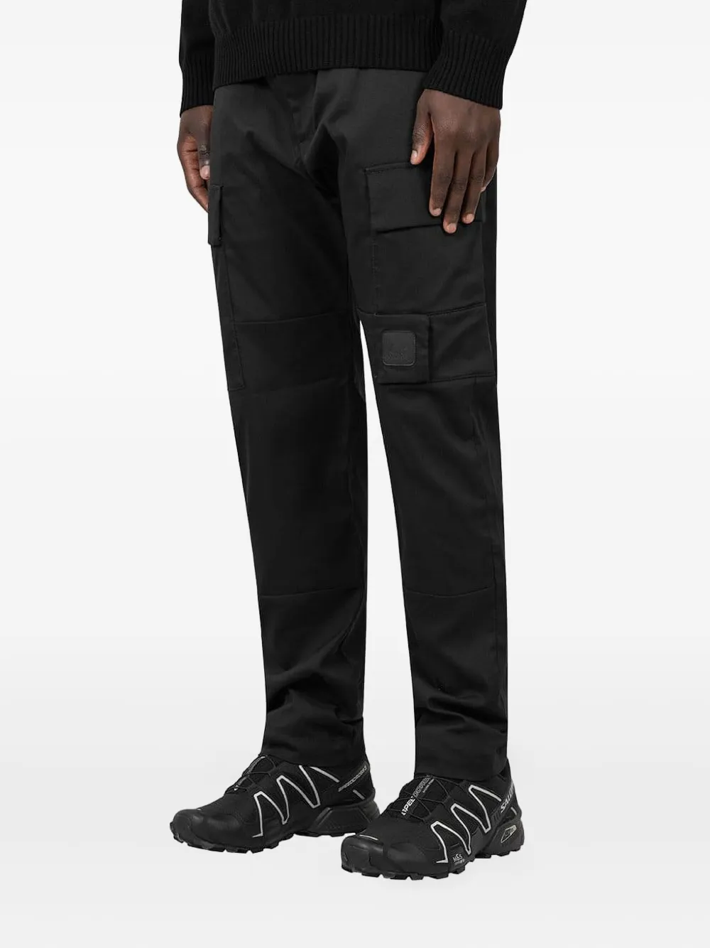 C.P. Company cargo patch-pocket trousers Zwart