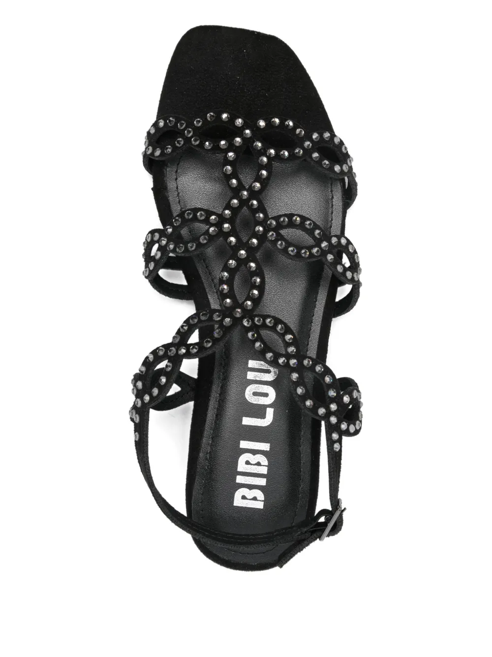 Bibi Lou Sandalen met schakelketting Zwart