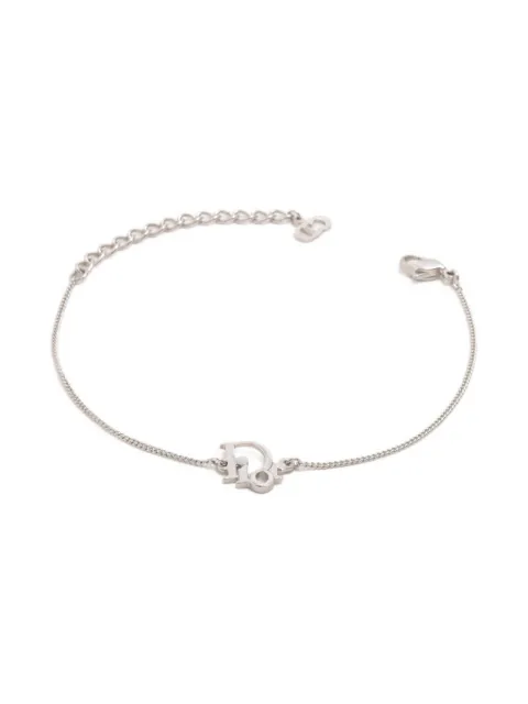 Christian Dior Pre-Owned pulsera con dije del logo