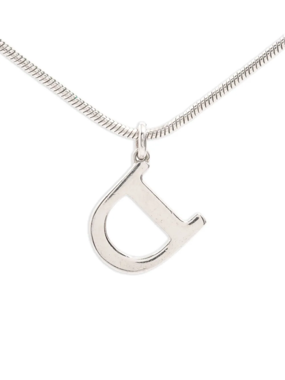 Christian Dior Pre-Owned D logo necklace | Image 2