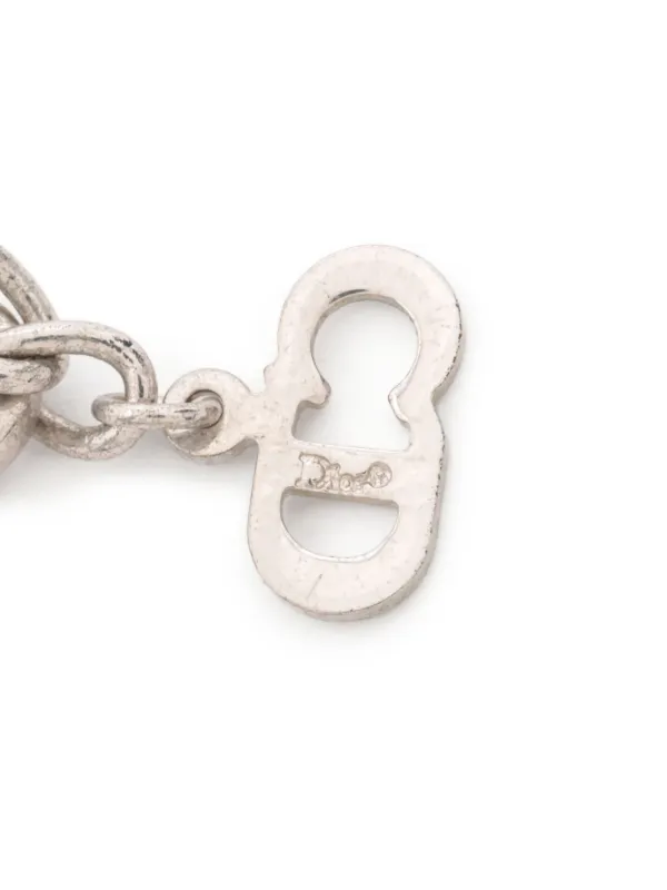 Dior ネックレス シルバー D ロゴ 刻印 加工なし Dior ネックレス シルバー D ロゴ 刻印 加工なし Dior