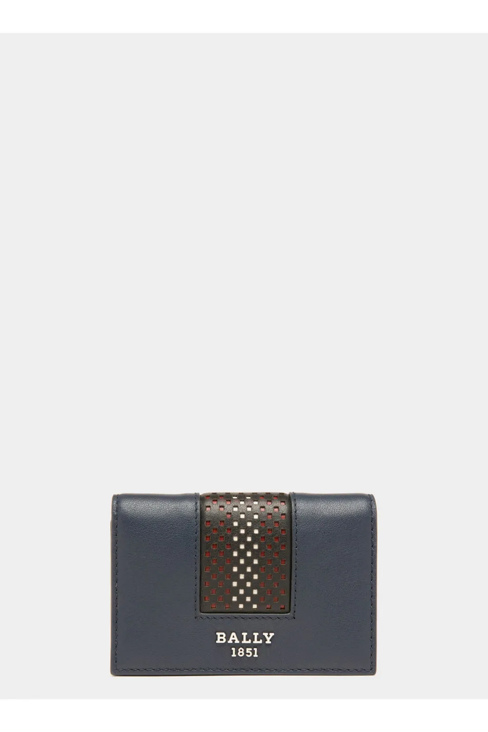 Bally High Point perforated card holder | Blue | Image 1