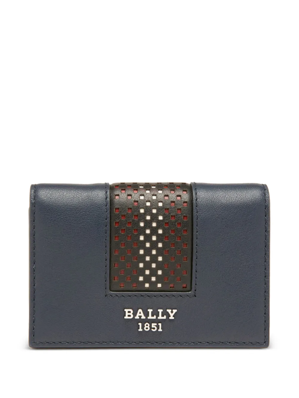 Bally tarjetero High Point con perforaciones | azul | Image 1