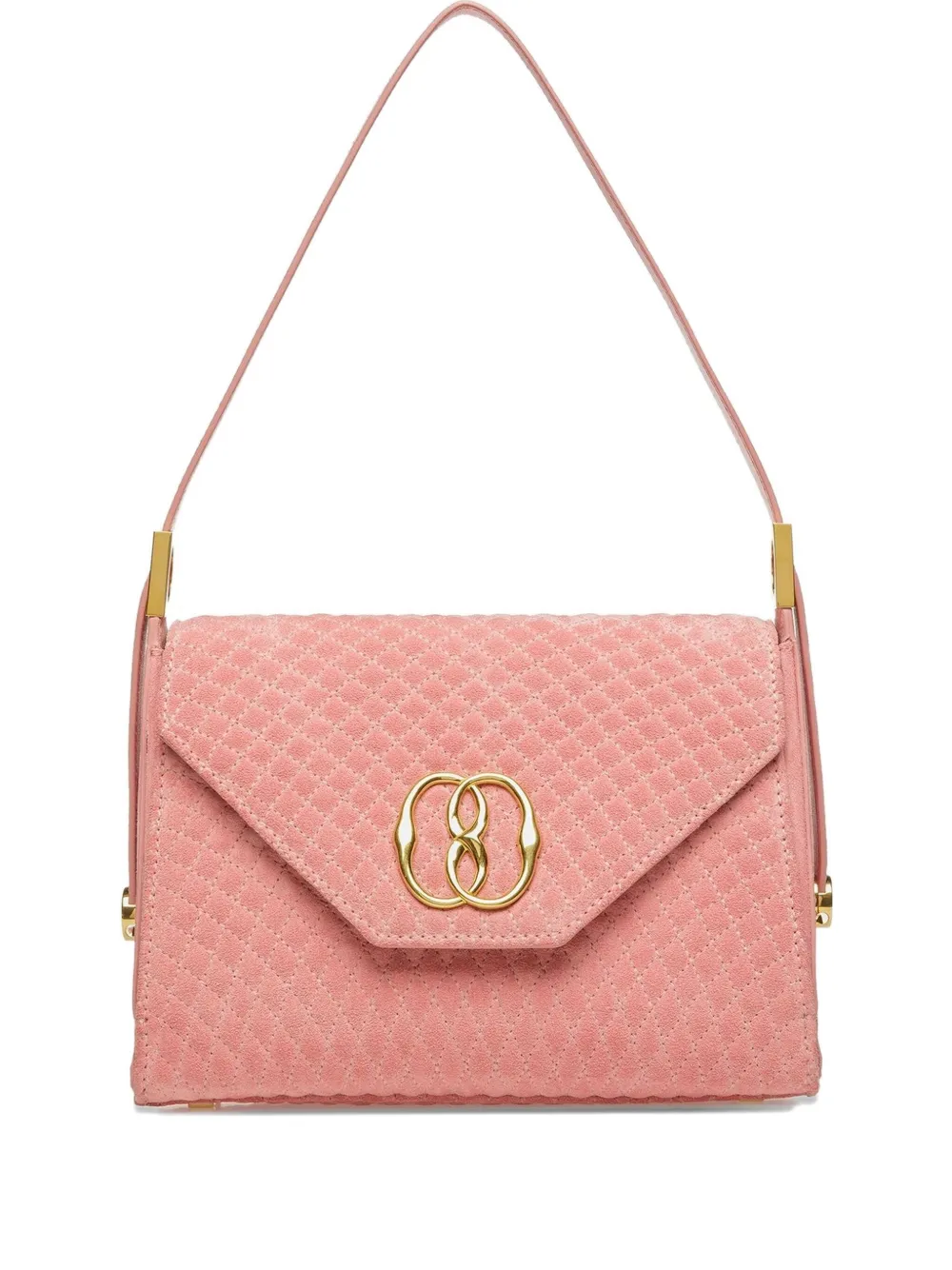 Bally Clutch con placca logo - Rosa