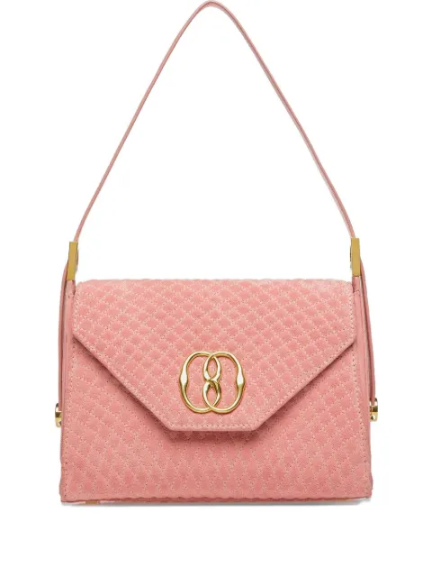Bally logo-plaque clutch bag 