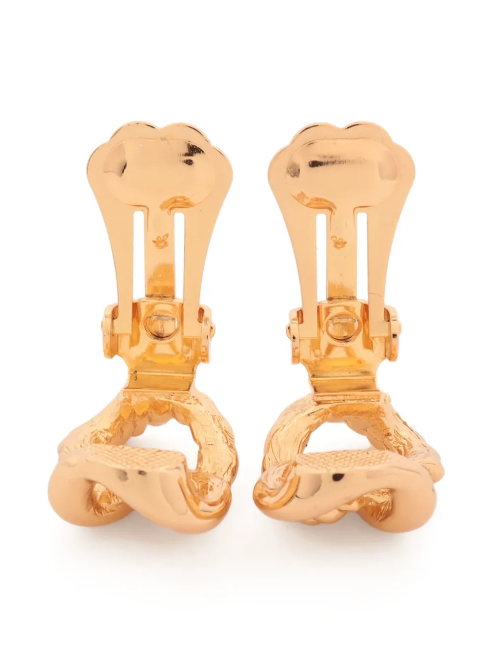 Christian Dior Pre-Owned knot-detail earrings | Image 2