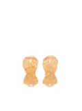 Christian Dior Pre-Owned cross pattern earrings - Gold