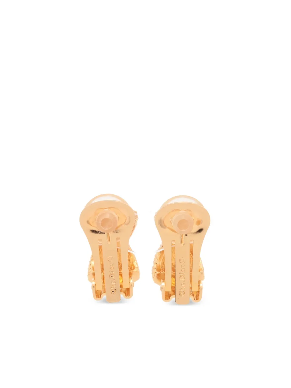 Christian Dior Pre-Owned cross pattern earrings | Image 2