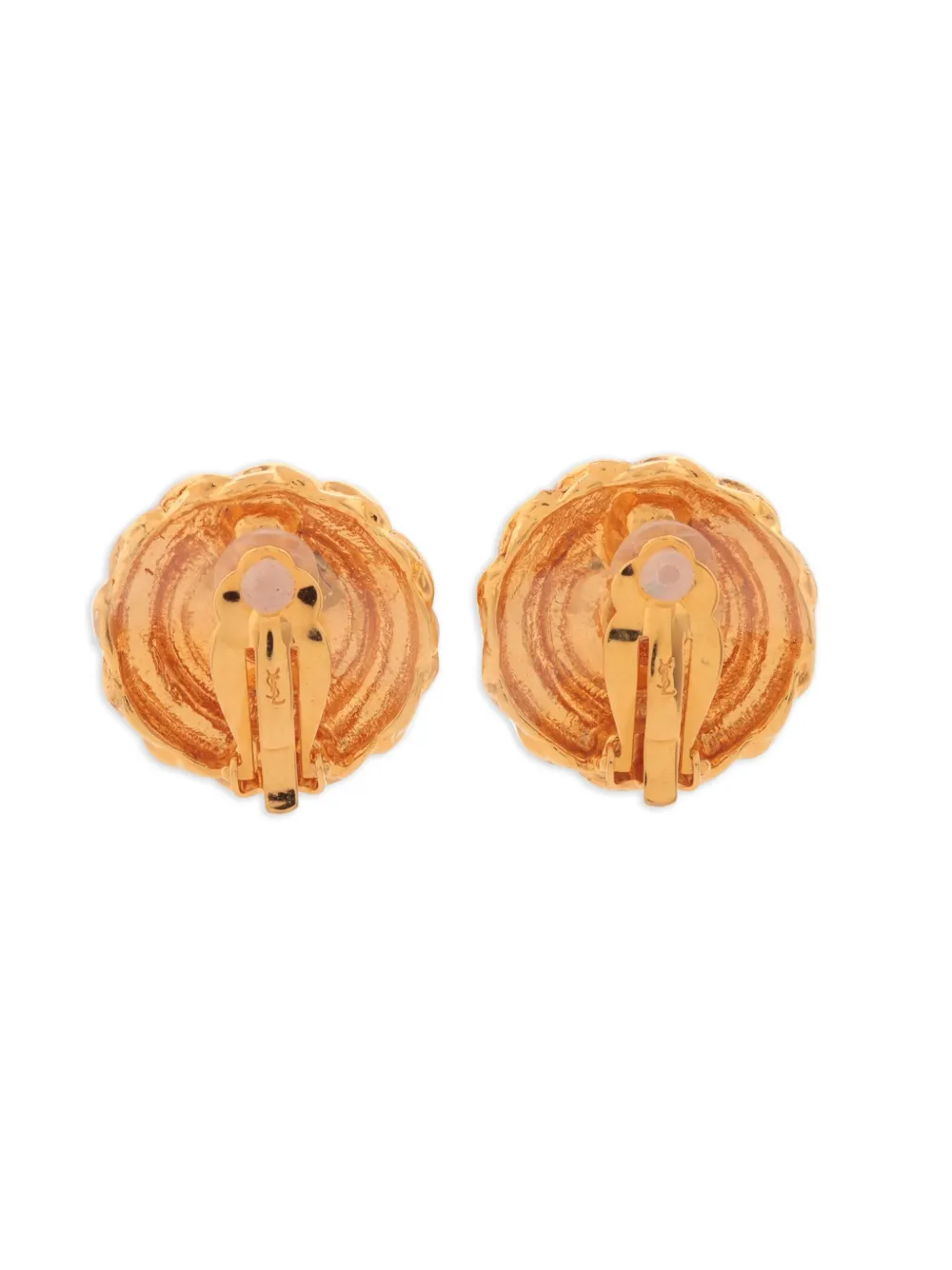 Saint Laurent Pre-Owned flower-motif earrings | Image 2