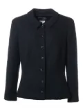 CHANEL Pre-Owned textured weave jacket - Black