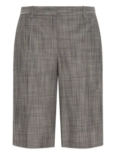 Jil Sander Seidenshorts mit Falten