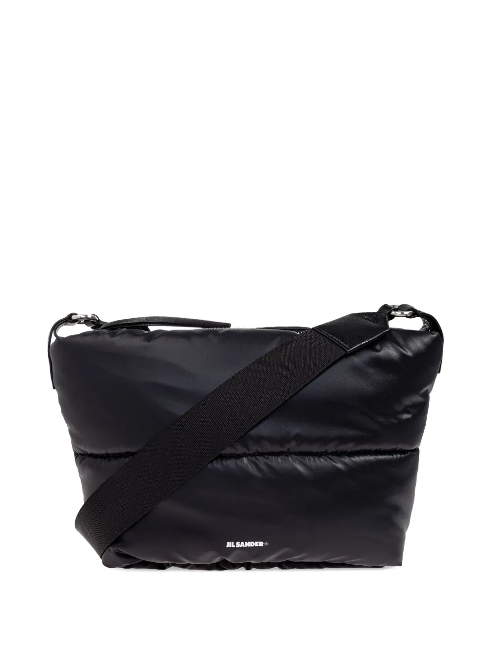JIL SANDER+ quilted zip-fastening shoulder bag Zwart