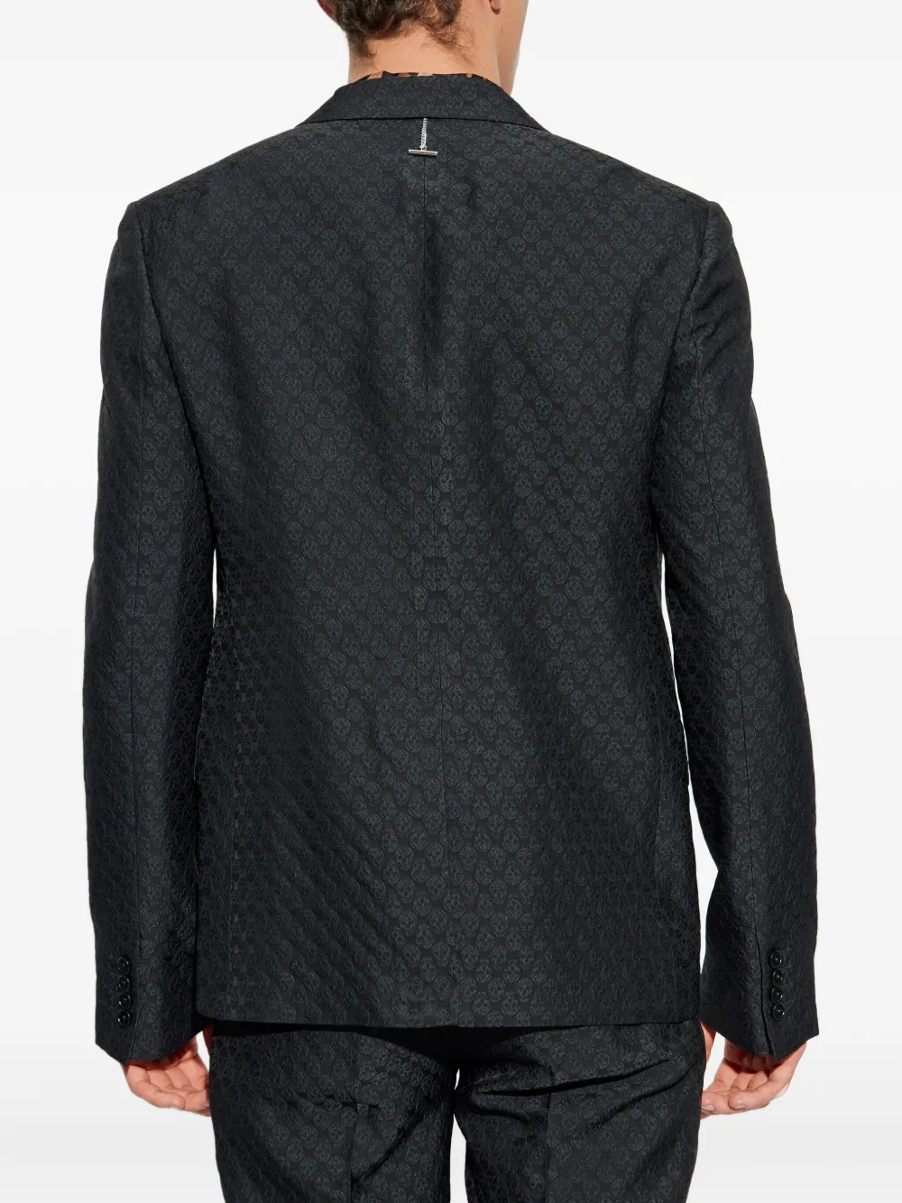 Alexander McQueen skull-print two-button blazer | Clothing | Image 4