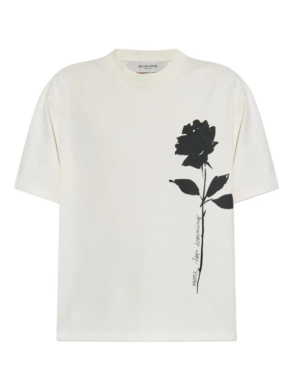 Golden Goose printed T-shirt Wit