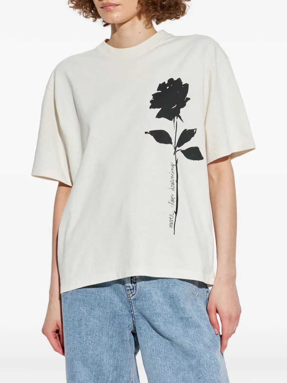 Golden Goose printed T-shirt Wit