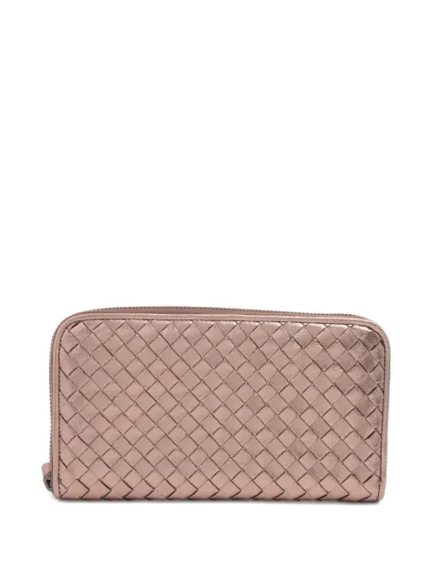 Bottega Veneta Pre-Owned 2024 Portemonnaie aus Intrecciato-Leder