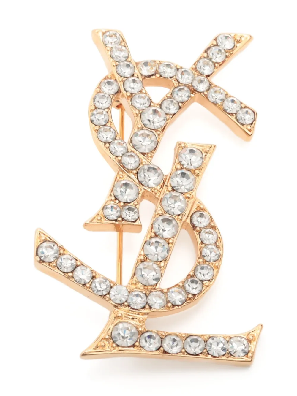 Saint Laurent Pre-Owned broche Cassandre | dorado | Image 1