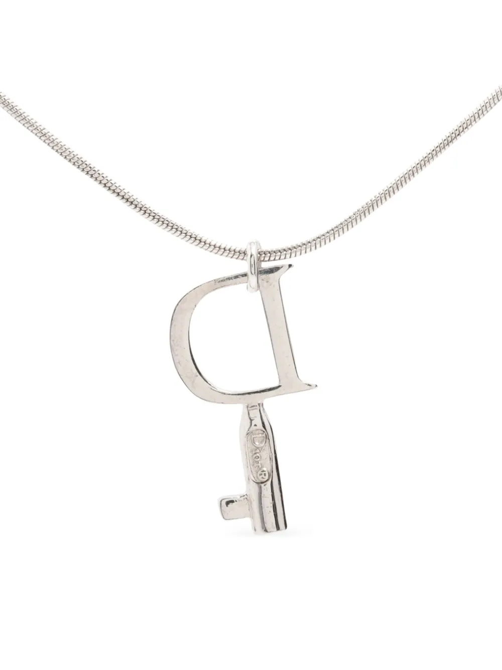 Christian Dior Pre-Owned Key D-pendant necklace | Image 2