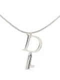 Christian Dior Pre-Owned Key D-pendant necklace - Silver