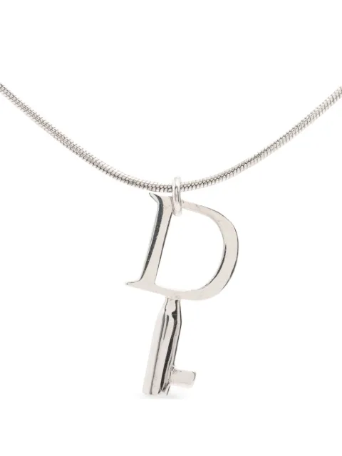 Christian Dior Pre-Owned Halskette mit D-Anhänger