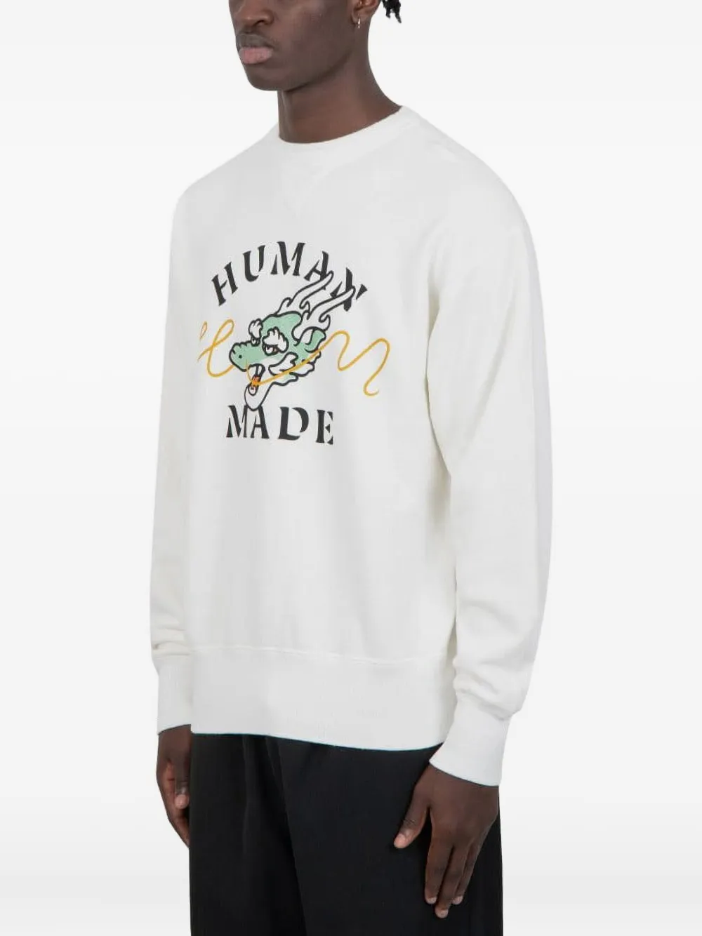 Arte Antwerp dragon-print crew-neck T-shirt - Wit