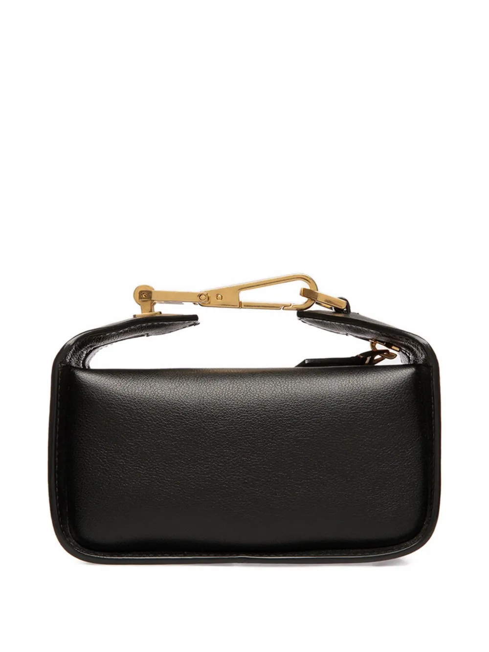 Bally B-Hook Xs leren mini-shopper met handvat - Zwart