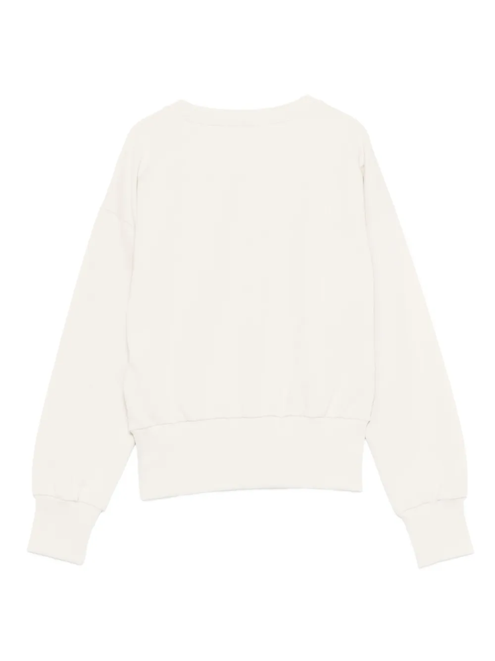 Balmain Kids Sweater met geborduurd logo Beige