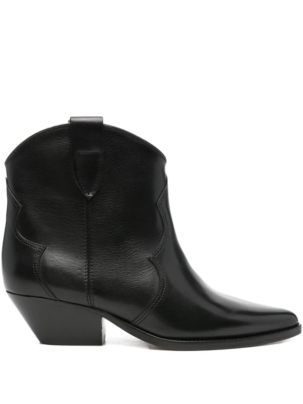Isabel Marant 50mm Dewina Pointed-toe Leather Cowboy Boots