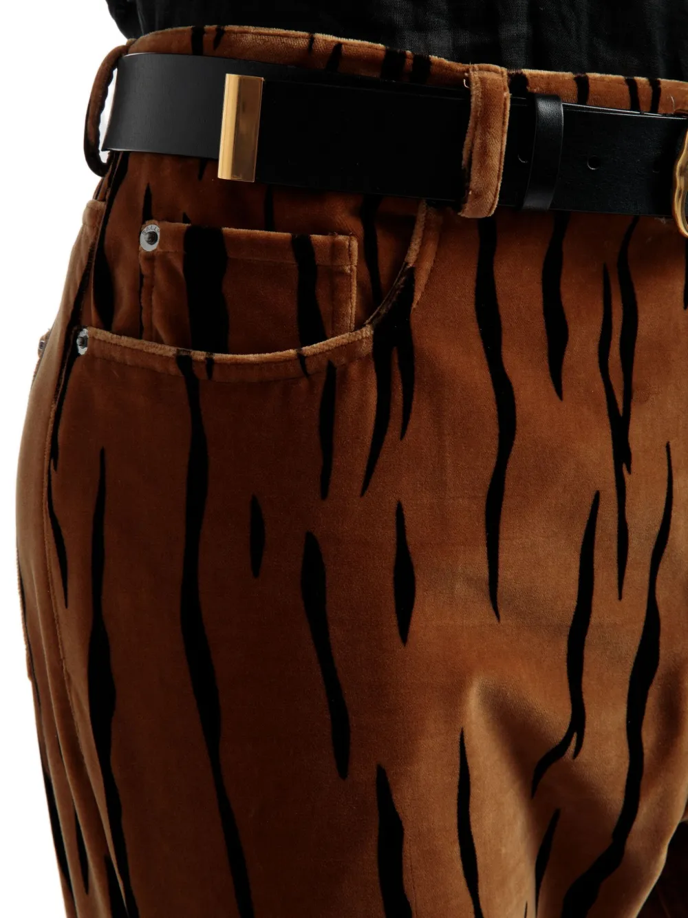 Bally Broek met tijgerprint Beige