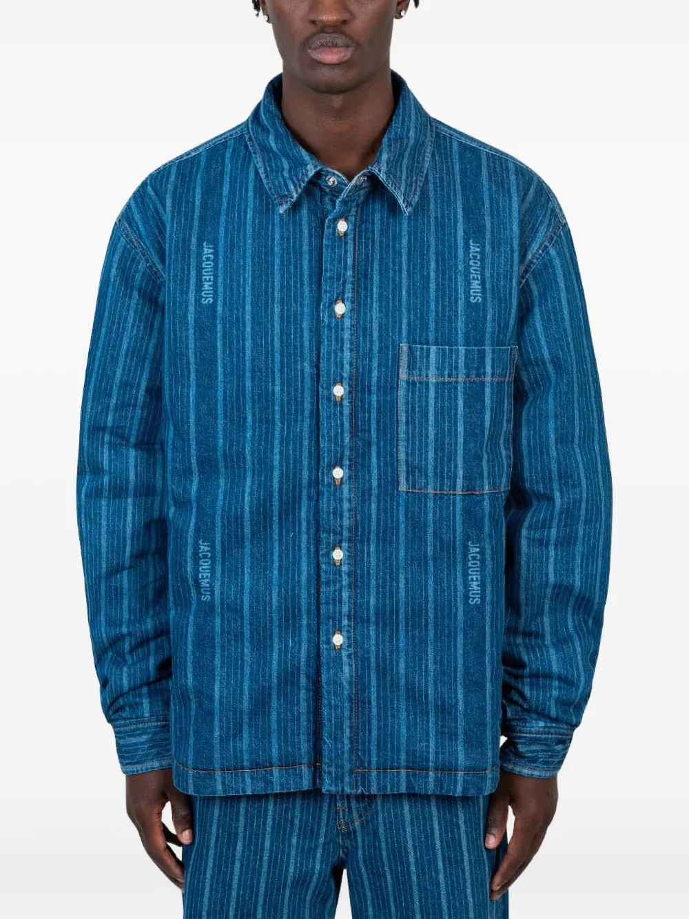 Jacquemus Boulanger overhemd Blauw