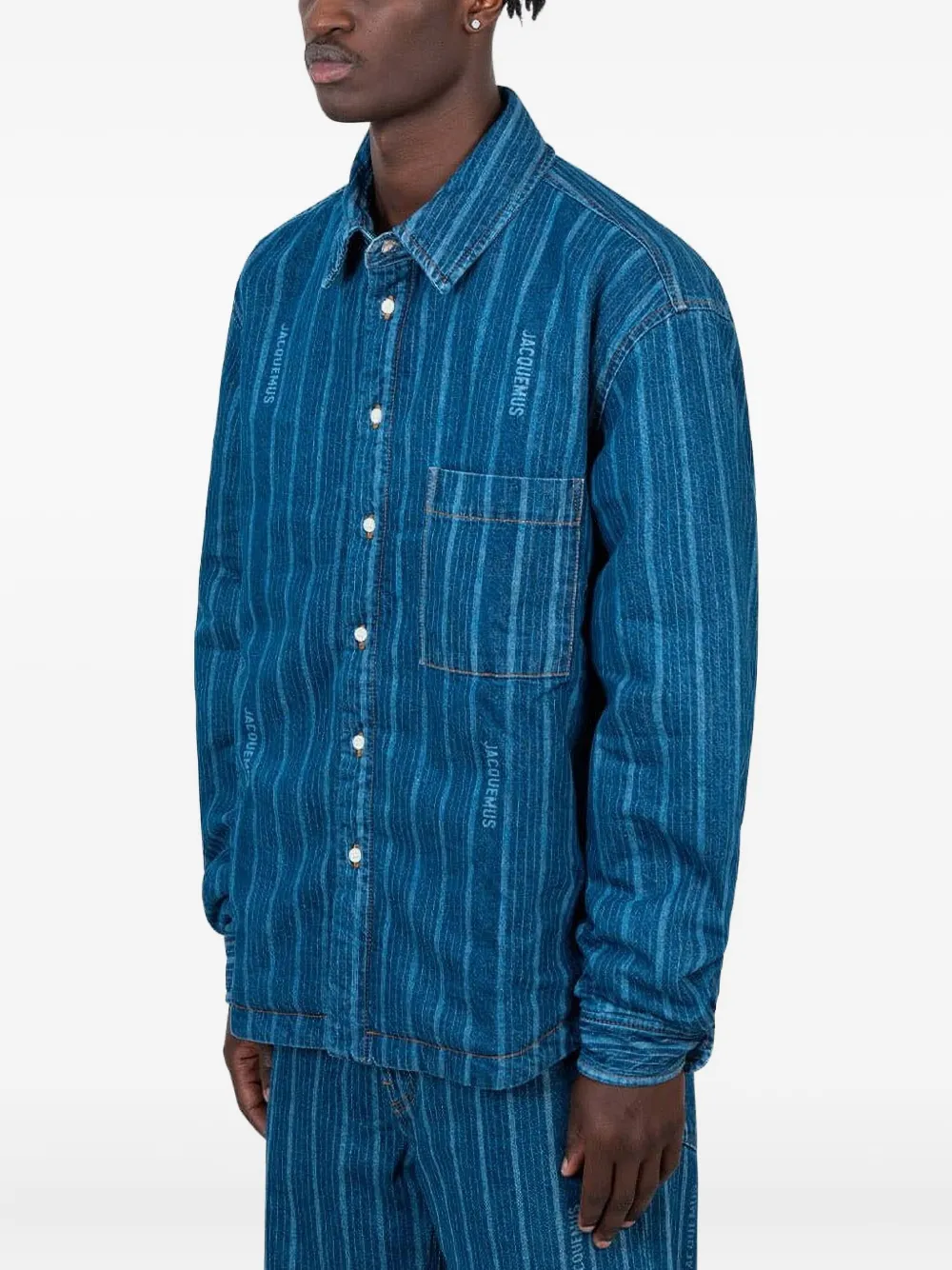 Jacquemus Boulanger overhemd Blauw