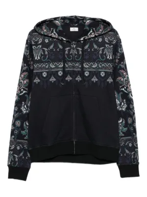 ETRO ジップアップ パーカー | オレンジ | FARFETCH JP