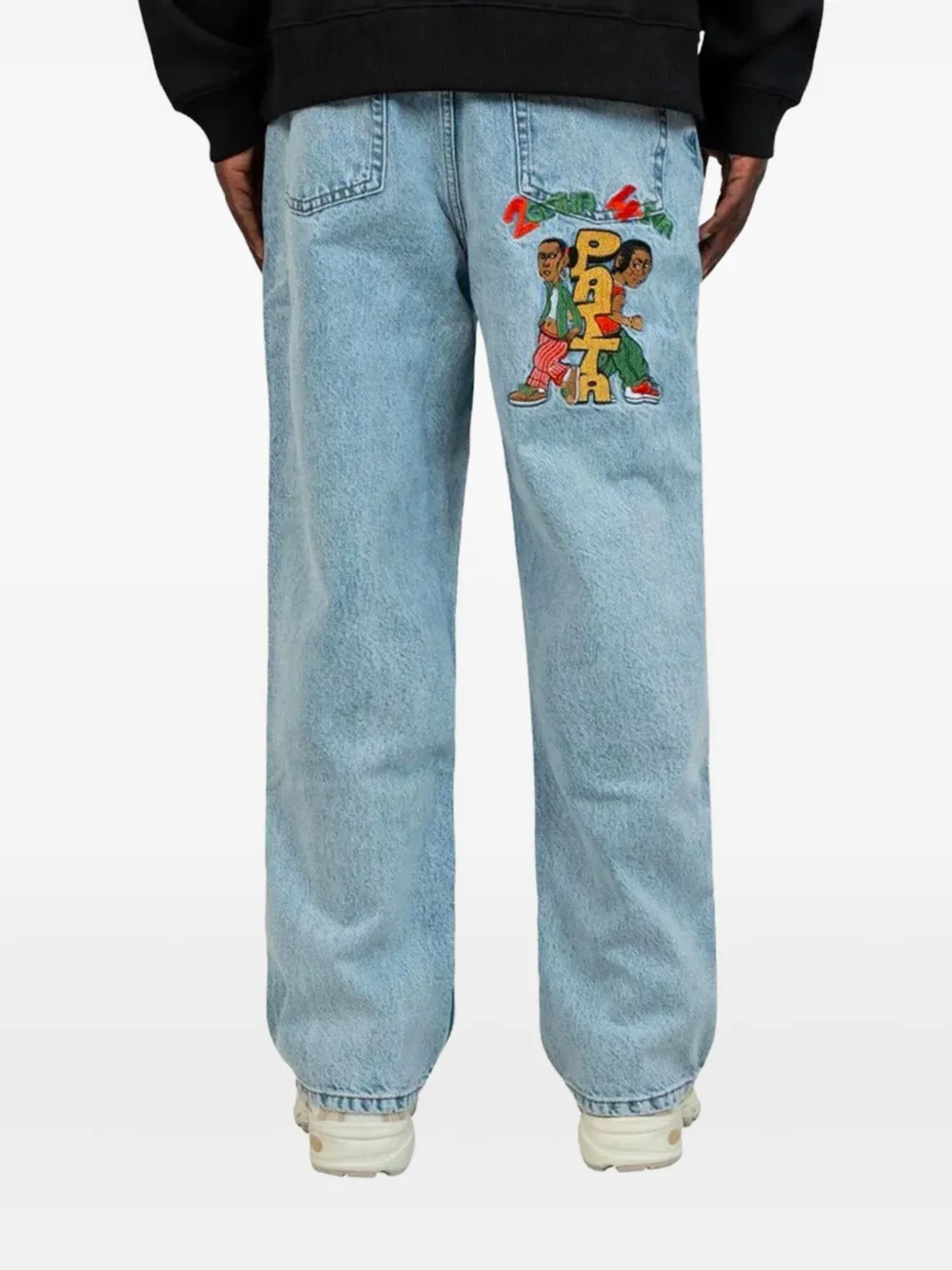  Patta Embroidered-logo Jeans - Blue 