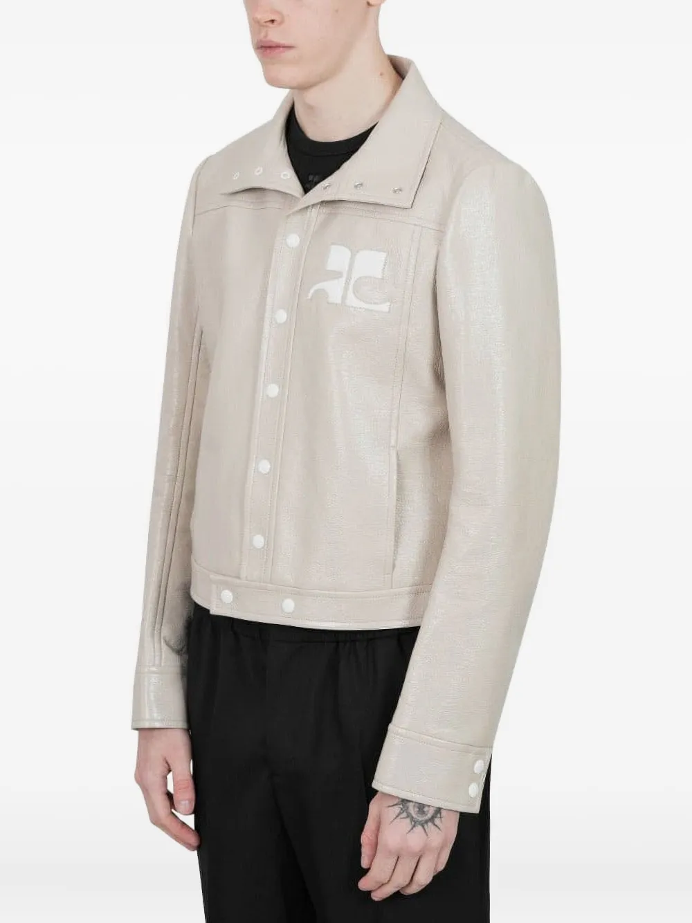 Courrèges Reedition Vinyl jacket | Biker Jackets | Image 2