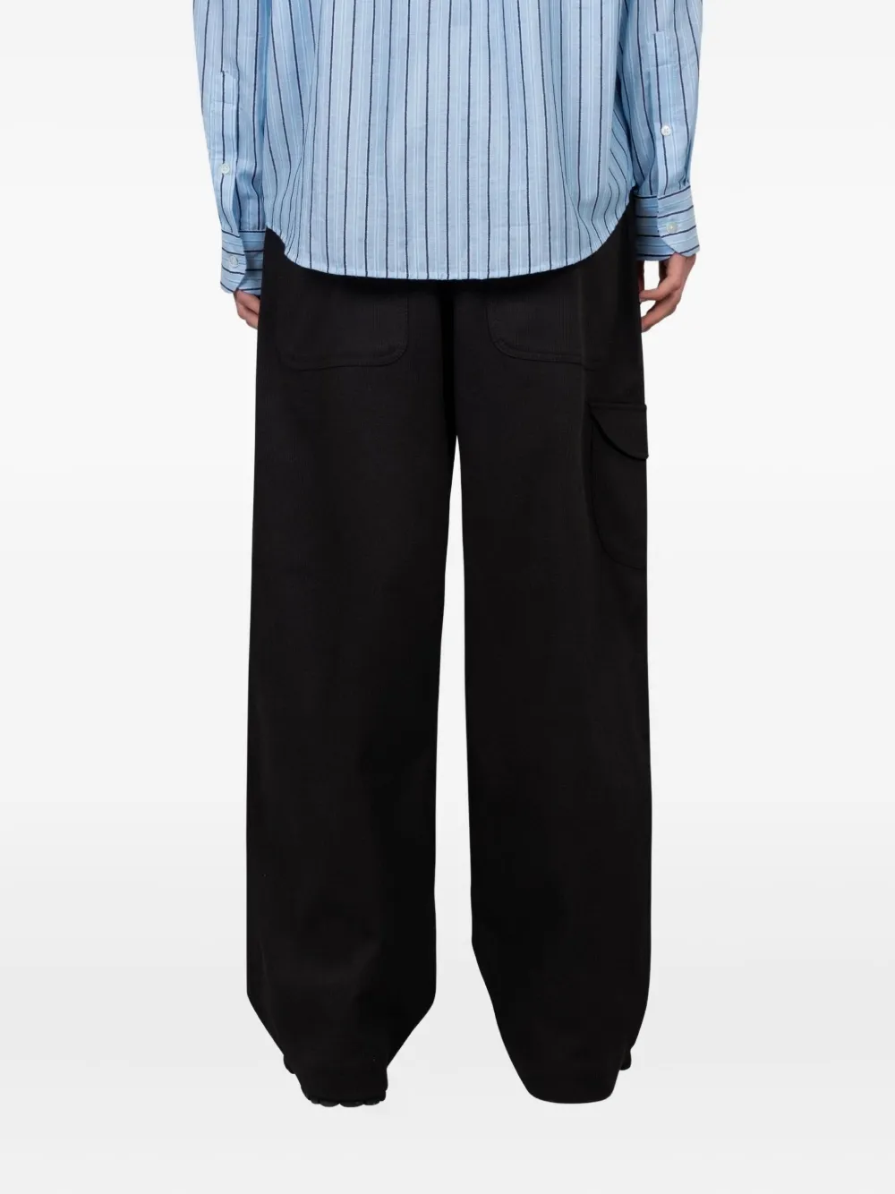 Vous Décidez Broek met wijde pijpen Zwart