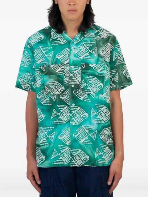 BEAMS PLUS patterned cotton shirt