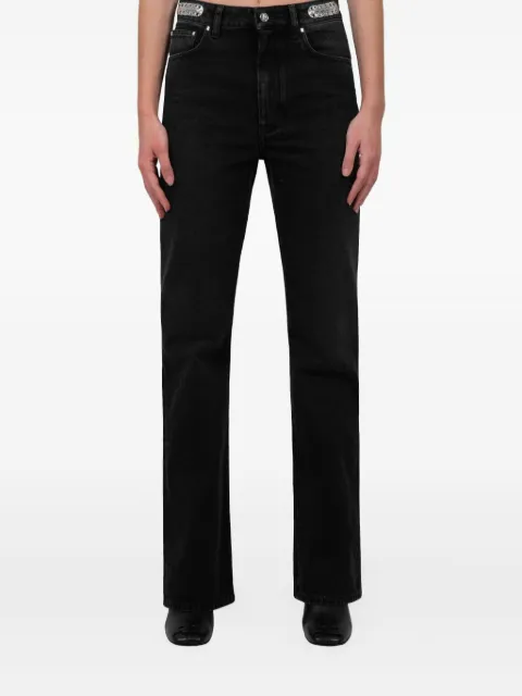 Rabanne logo-plaque jeans