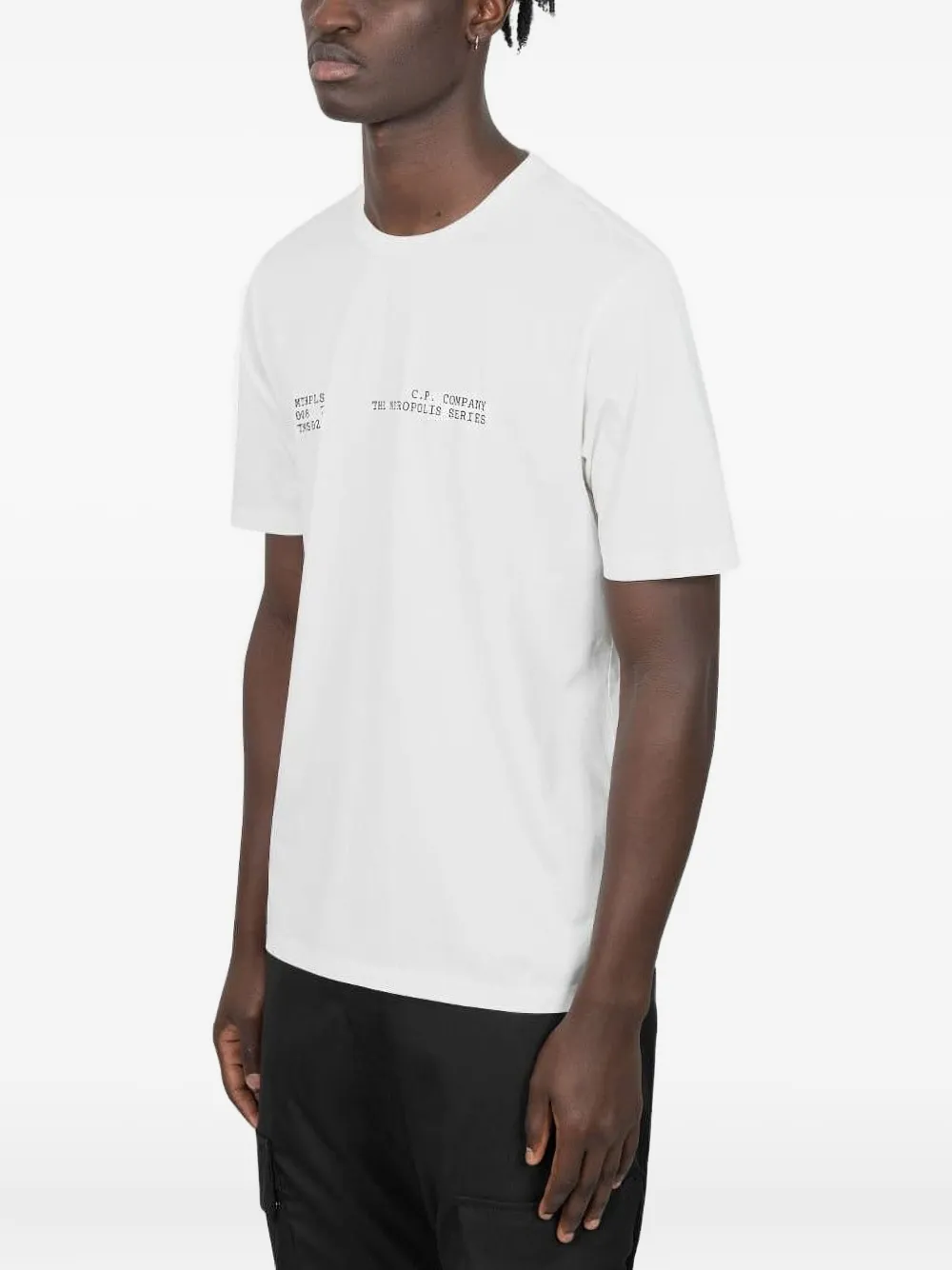 C.P. Company Metropolis T-shirt met ronde hals - Wit