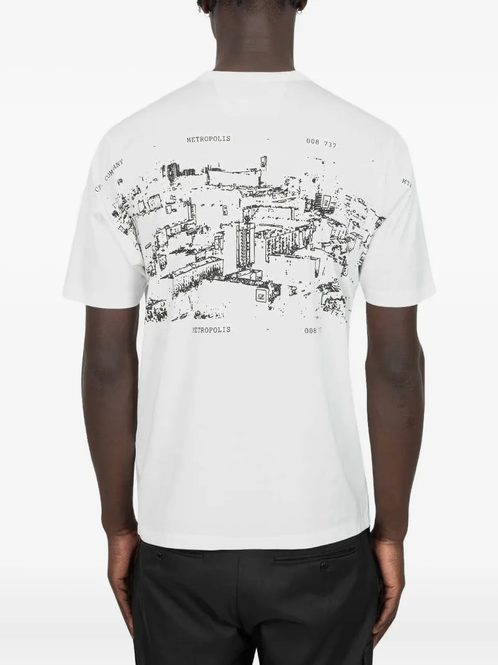 C.P. Company Metropolis T-shirt met ronde hals Wit
