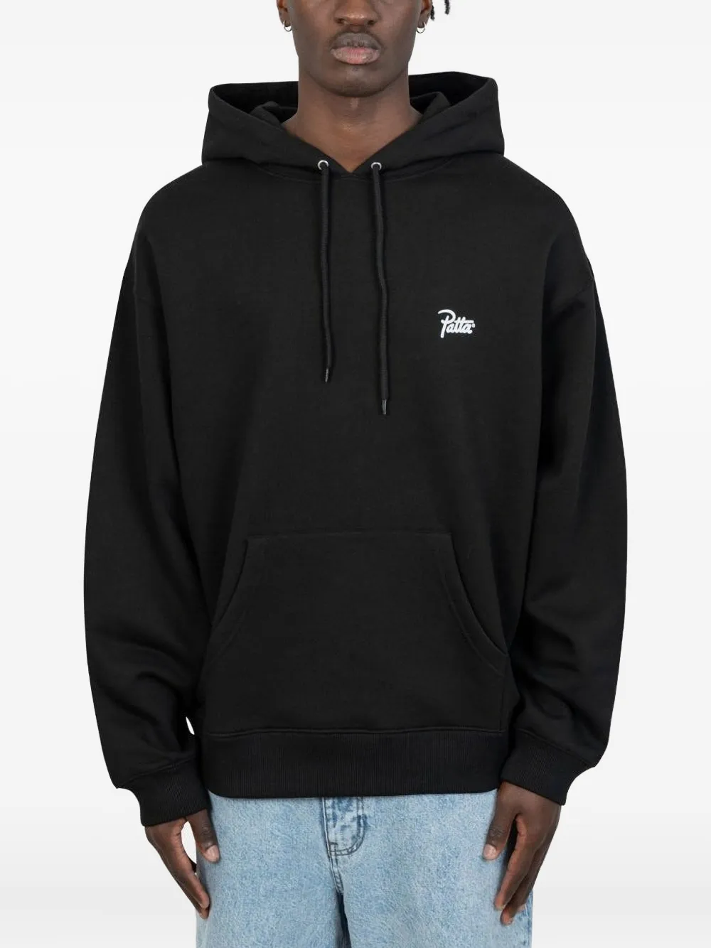 PATTA dog-print hoodie | Black | Image 1