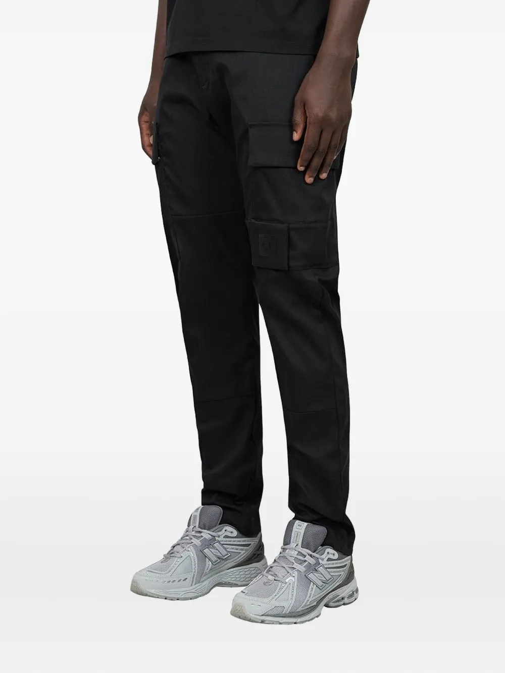 C.P. Company Broek met cargo zak - Zwart