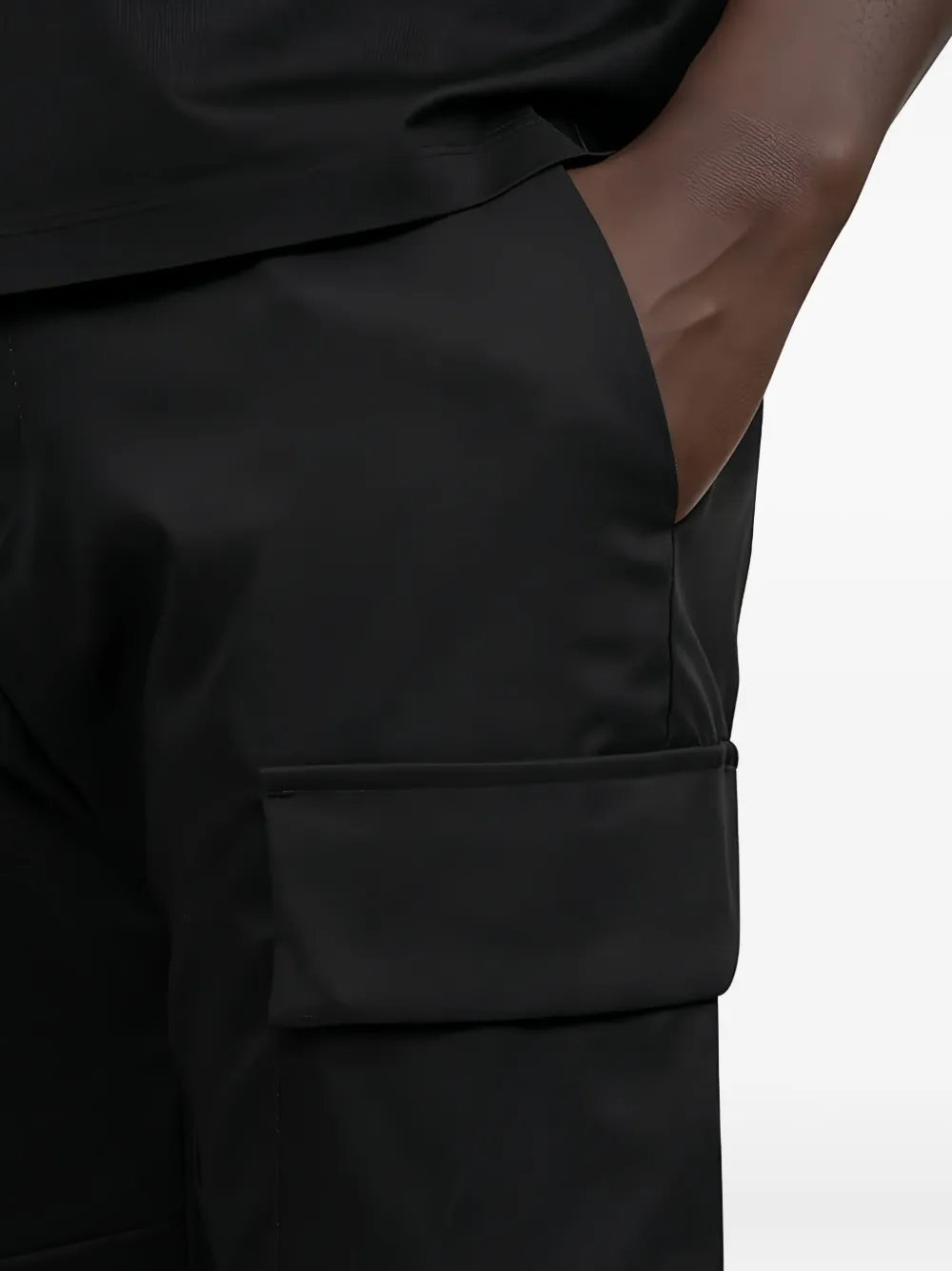 C.P. Company Broek met cargo zak Zwart