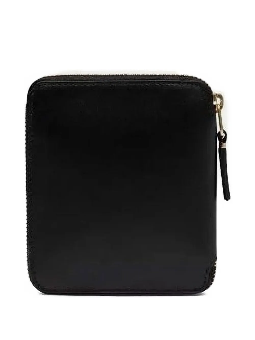 Comme Des Garçons Zip-around Polka-dot Wallet In Black